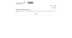 Desktop Screenshot of filesender.arnes.si